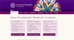 Desktop Screenshot of centrum-mandala.cz